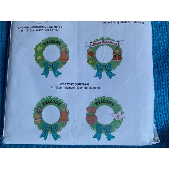 Simplicity sewing pattern  0650 craft lawn ornaments wreaths - Picture 5 of 5